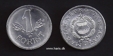 Picture of HUNGARY 1 Forint 1974 KM575 UNC