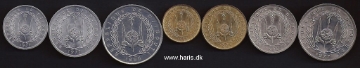 Picture of DJIBOUTI 1-100 Francs 1977-86 KM20-26 UNC