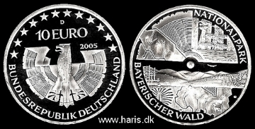Picture of GERMANY 10 Euro 2005 D Comm. Silver KM241 UNC