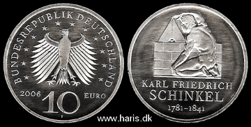 Picture of GERMANY 10 Euro 2006 F Comm. Silver KM245 UNC