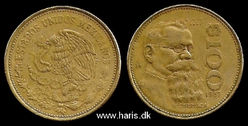 Picture of MEXICO 100 Pesos 1987 KM493 VF
