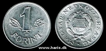 Picture of HUNGARY 1 Forint 1987 KM575 XF