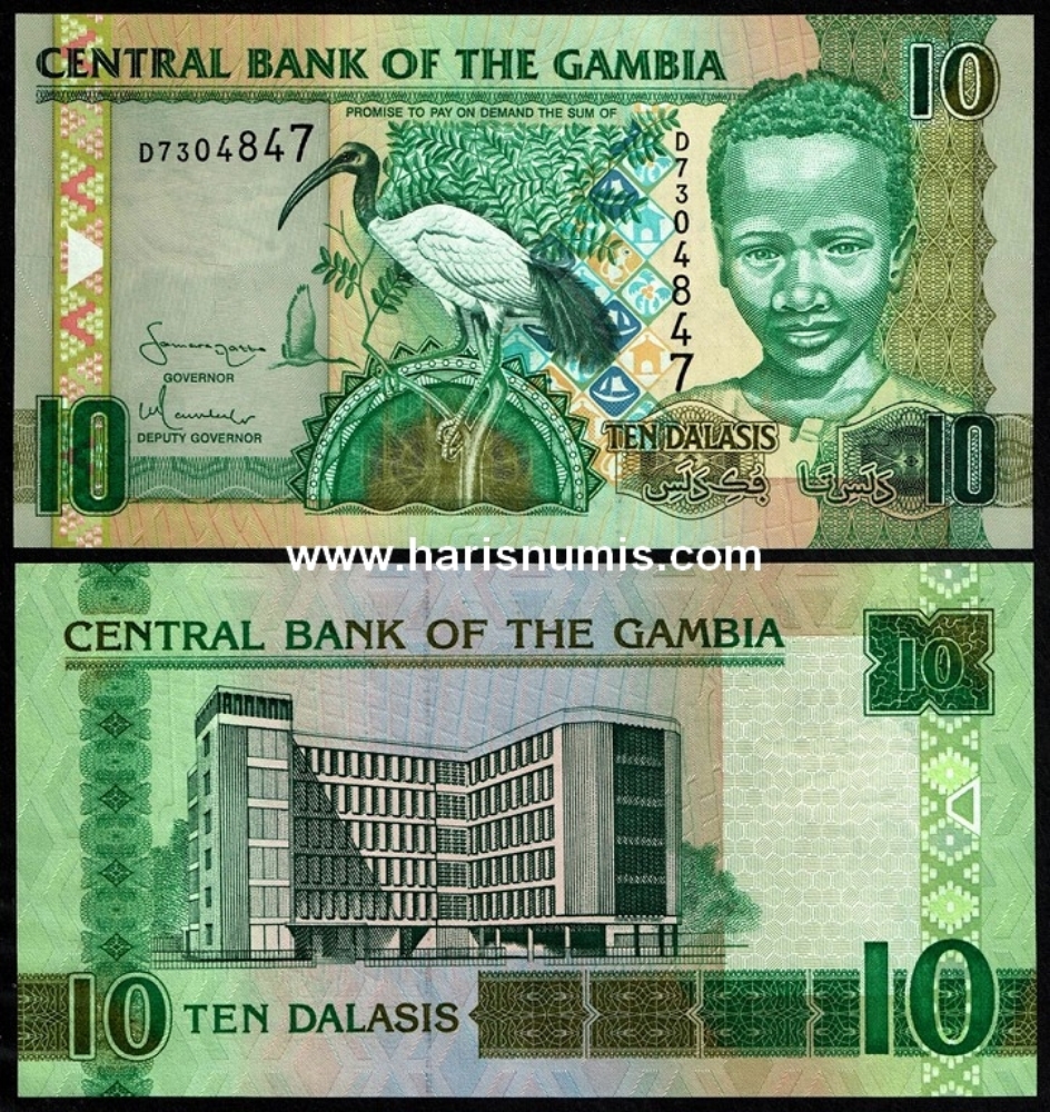 Picture of GAMBIA 10 Dalasis ND(2006) P 26a UNC