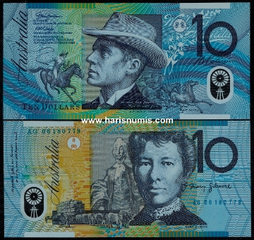 Picture of AUSTRALIA 10 Dollars 2006 P 58c UNC