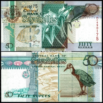 Picture of SEYCHELLES 50 Rupees ND(2005) P 39A UNC