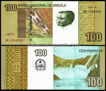 Picture of ANGOLA 100 Kwanzas 2012 P 153a UNC